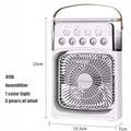 New 3 In 1 Portable Fan AIr Conditioner Household Mini Air Cooler LED Night Light Humidifier Air Adjustment Fan Office Home Fan