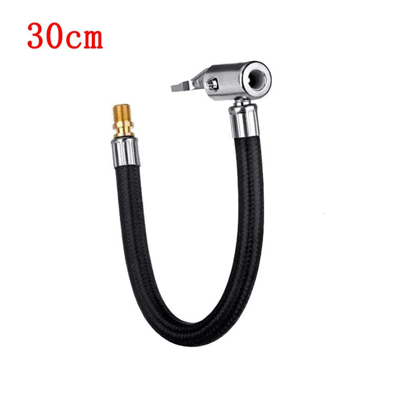 10/20/30/60cm Car Tire Air Inflat Extension Hose Motorcycle Tyre Inflation Tube Adapter Connector Hose Car Exterior Accessories