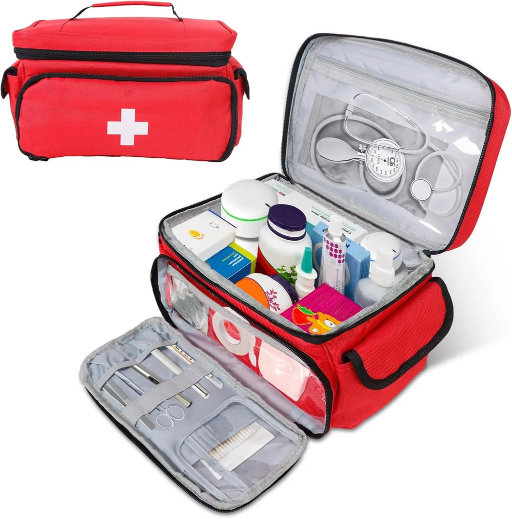 Mini Portable Medicine Bag Travel First Aid Kit Medicine Bag Storage Bag Survival Kit Medicine Box Outdoor Emergency Camping