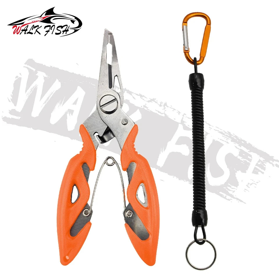 Fishing Pliers Fish Line Cutter Scissors Mini Fish Hook Remover Multifunction Tools New Black Beak Jaw Outdoor fish lead