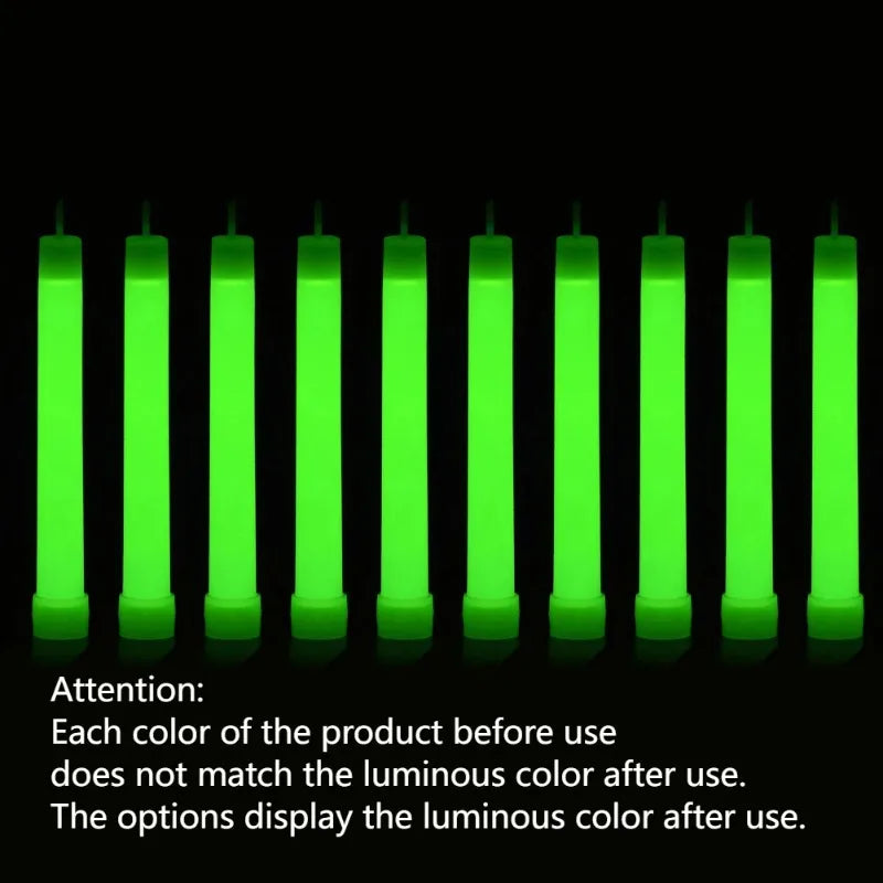 5/10pcs Survival Kit Military Glow Light Stick SOS Gear Outdoor Military Equipment Camping Supplies Bright Fluorescent Stick