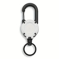 1/2/4pcs Extendable Retractable Holders Keychain Badge Reels Heavy Duty Clip With Carabiner Key Chain For Men Outdoor Bags