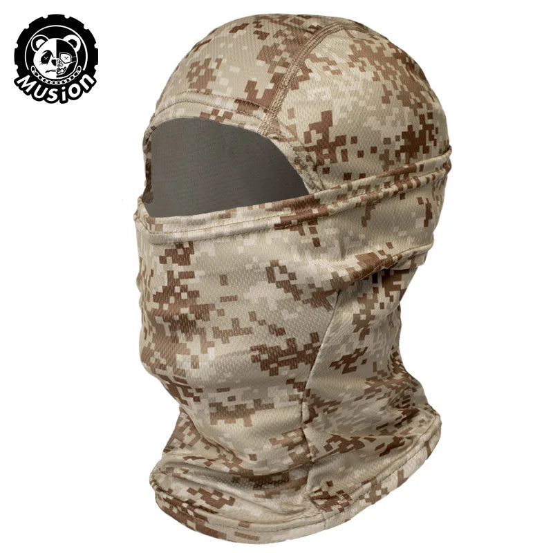 Musion Cycling Full Face Mask Sun Protection Bicycle Balaclava Dust Proof Sarung Muka Rider Toping Muka Headgear for Outdoor Rid