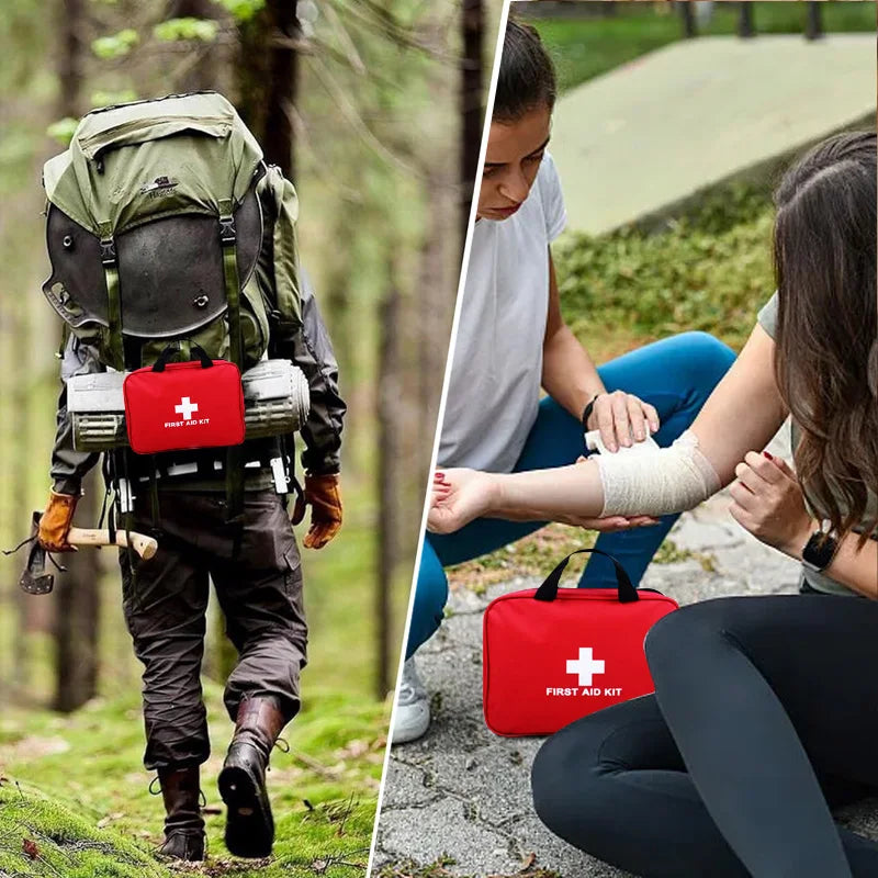 260pcs Deluxe First Aid Kit - Essential Emergency Supplies for Home, Outdoor Adventure and Camping Safety