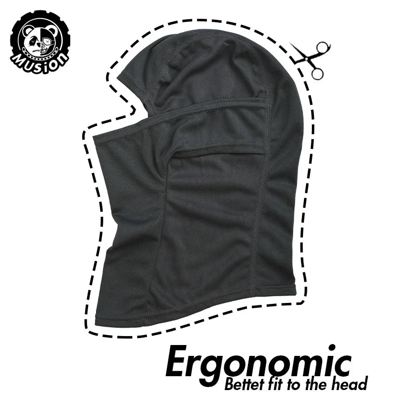 Musion Cycling Full Face Mask Sun Protection Bicycle Balaclava Dust Proof Sarung Muka Rider Toping Muka Headgear for Outdoor Rid