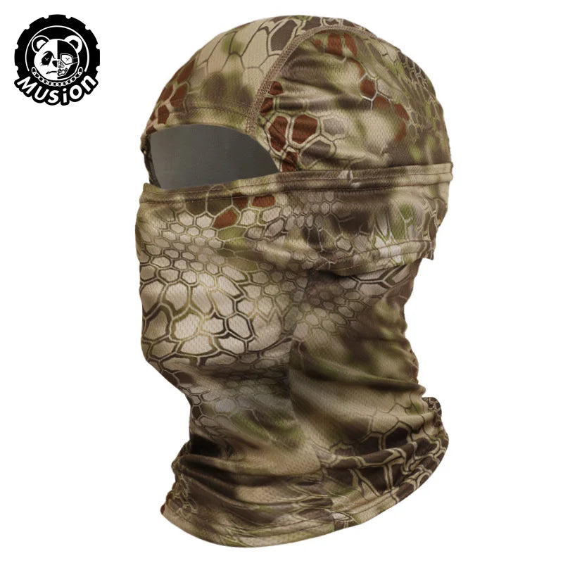 Musion Cycling Full Face Mask Sun Protection Bicycle Balaclava Dust Proof Sarung Muka Rider Toping Muka Headgear for Outdoor Rid