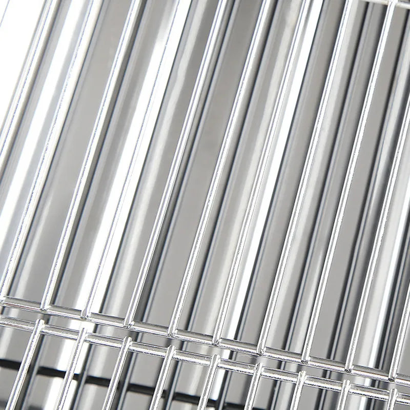 Stainless Steel Folding Grill Outdoor Portable BBQ Charcoal Grill Multi-Purpose Carbon Grill