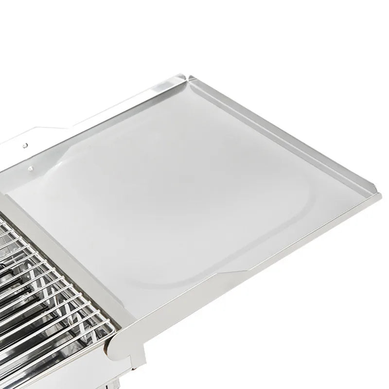 Stainless Steel Folding Grill Outdoor Portable BBQ Charcoal Grill Multi-Purpose Carbon Grill