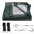 Large Tarpaulin Waterproof Camping Tent Tarp Garden Rain Cover Awning Beach Shade Canopy Multipurpose Outdoor Sun Shelter