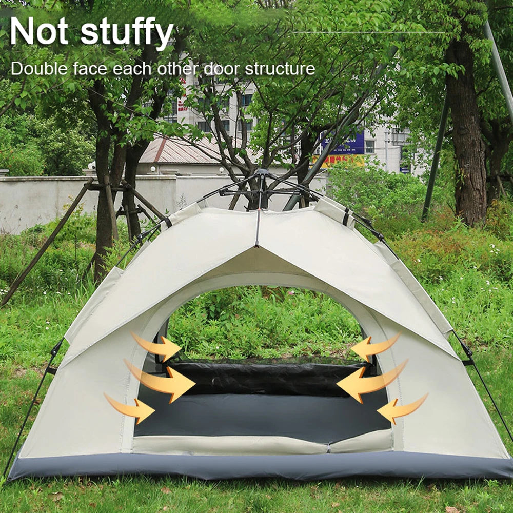 Outdoor Self-driving Travel Camping Tent Automatic Quick-opening Tent Portable Rainproof Sunshine-proof Tent Sunshine Shelter