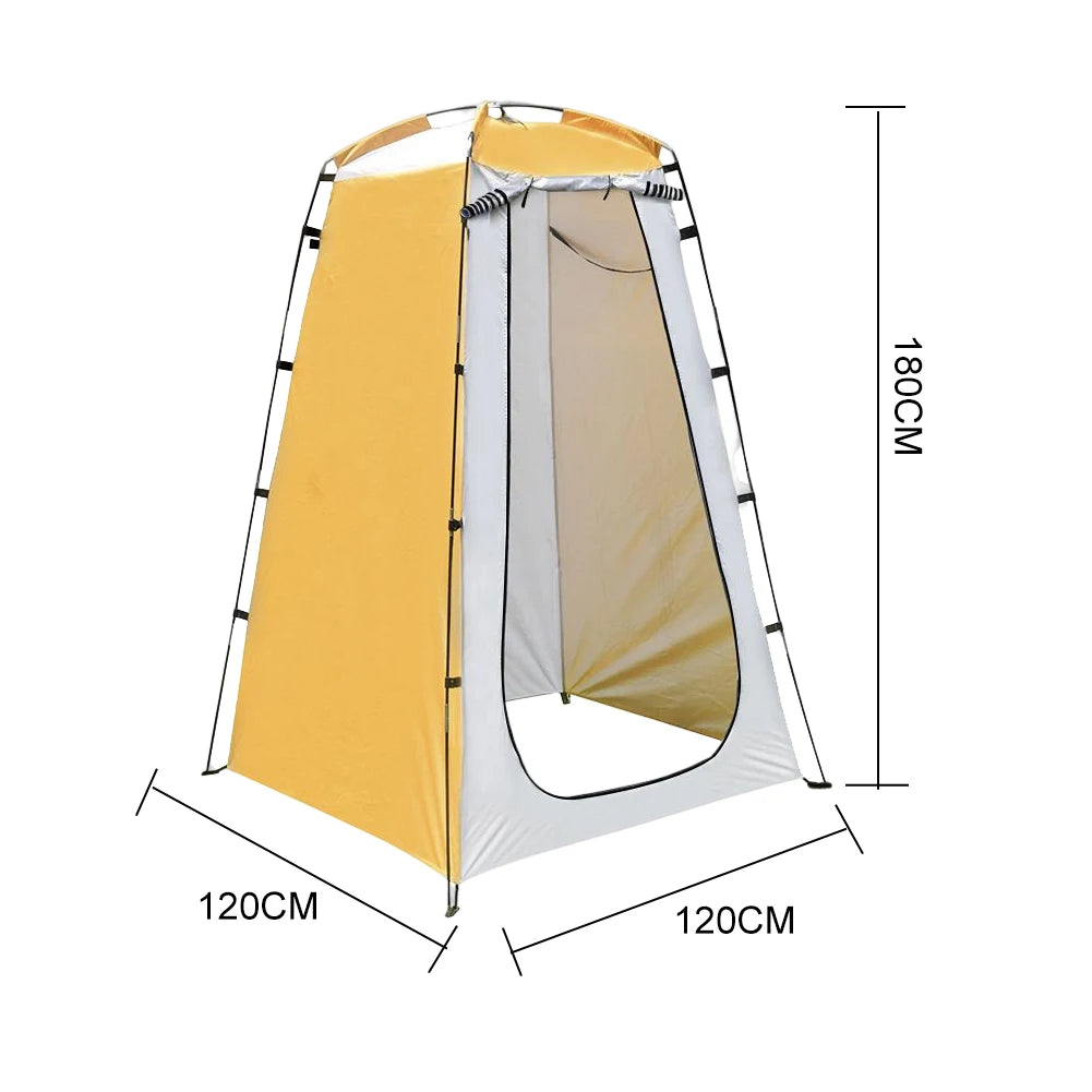 Outdoor Camping Shower Bath Tent Folding UV Protection Portable Privacy Tent