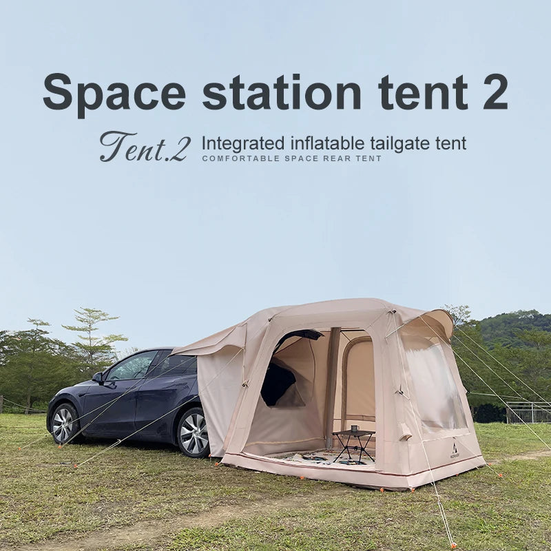 Portable SUV Car Tent, Tailgate Tent Shade Awning Tent for Camping, Vehicle SUV Tent Car Camping Tents for Outdoor Travel