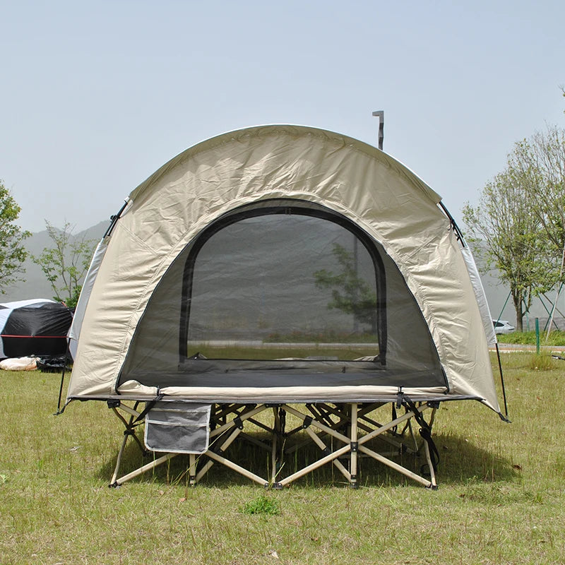 2 Person Survival Tent: Waterproof Camping Tent with Mesh Windows, PU4000 Protection, for Travel & Camping, WITHOUT BEDS