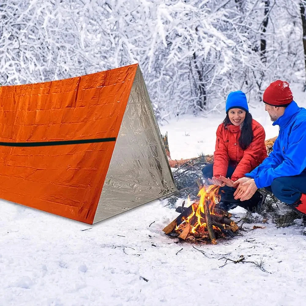 Emergency Tent Waterproof Camping Travel Pergola Family Campaign House Tourist Tents Cool Gear Equipment Coat