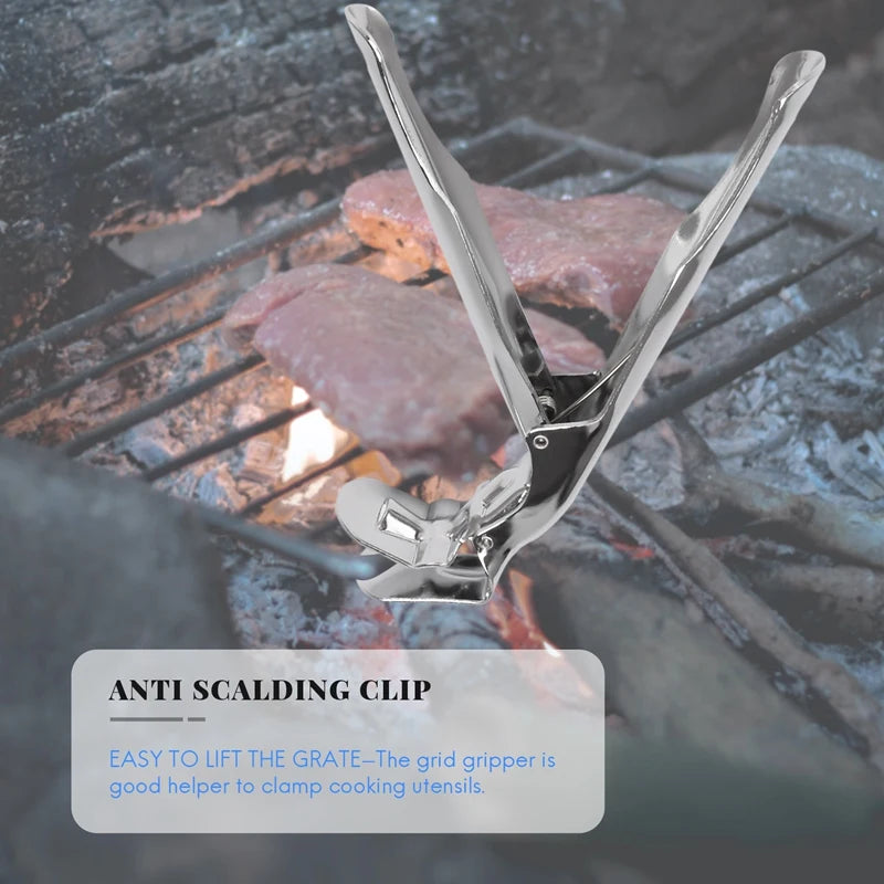 Grill Grate Lifter Gripper,Grill Accessories For Primo Grill Dome Charcoal Grill Smoker Grill Accessories