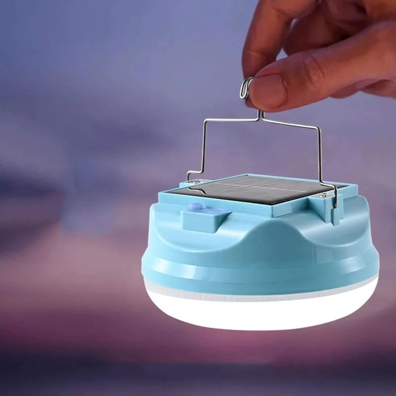 Solar Portable Camping Light Charging Tent Outdoor Lighting Hanging Light Emergency Super Bright Camping Light