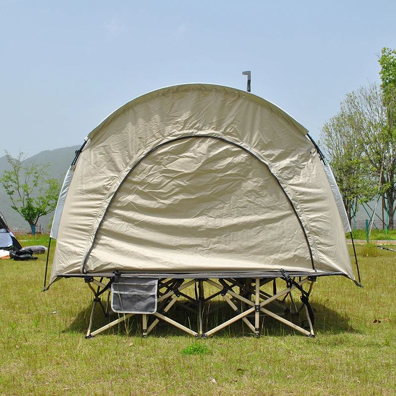 2 Person Survival Tent: Waterproof Camping Tent with Mesh Windows, PU4000 Protection, for Travel & Camping, WITHOUT BEDS