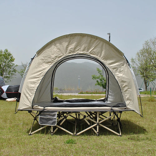 2 Person Survival Tent: Waterproof Camping Tent with Mesh Windows, PU4000 Protection, for Travel & Camping, WITHOUT BEDS