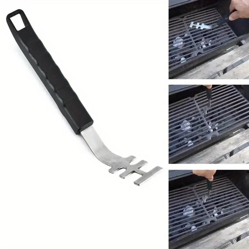 Anti-Scald Grill Grate Lifter Heat-Resistant Cooking Grate Lifter Tool Grill Accessories Lifte The Grill Net Outdoor BBQ Tools