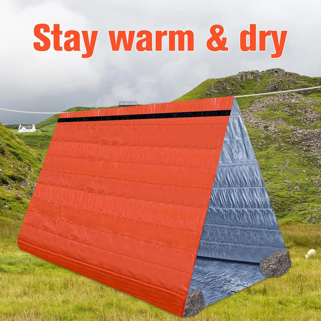 Emergency Tent Waterproof Camping Travel Pergola Family Campaign House Tourist Tents Cool Gear Equipment Coat