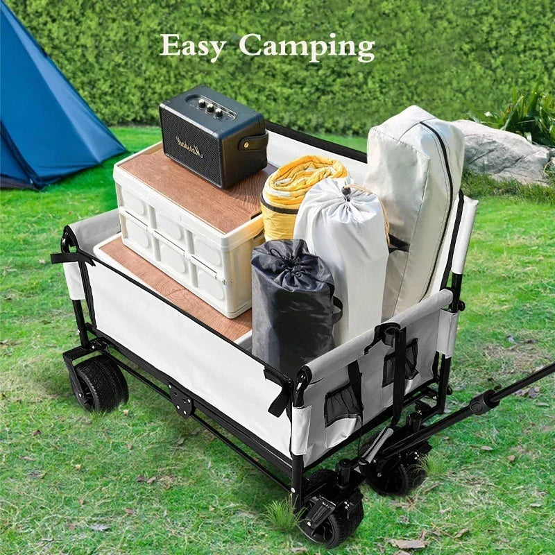 Outdoor multifunctional camping vehicle, stall, folding small cart, outdoor sofa, camping vehicle, multi-purpose folding vehicle
