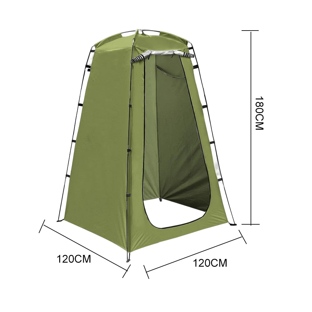 Outdoor Camping Shower Bath Tent Folding UV Protection Portable Privacy Tent