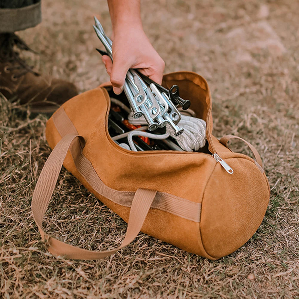 Camping Tools Storage Bag Large Capacity Camping Tool Organizer Bag Portable Peg Ground Nail Holder Bag for Outdoor Camping