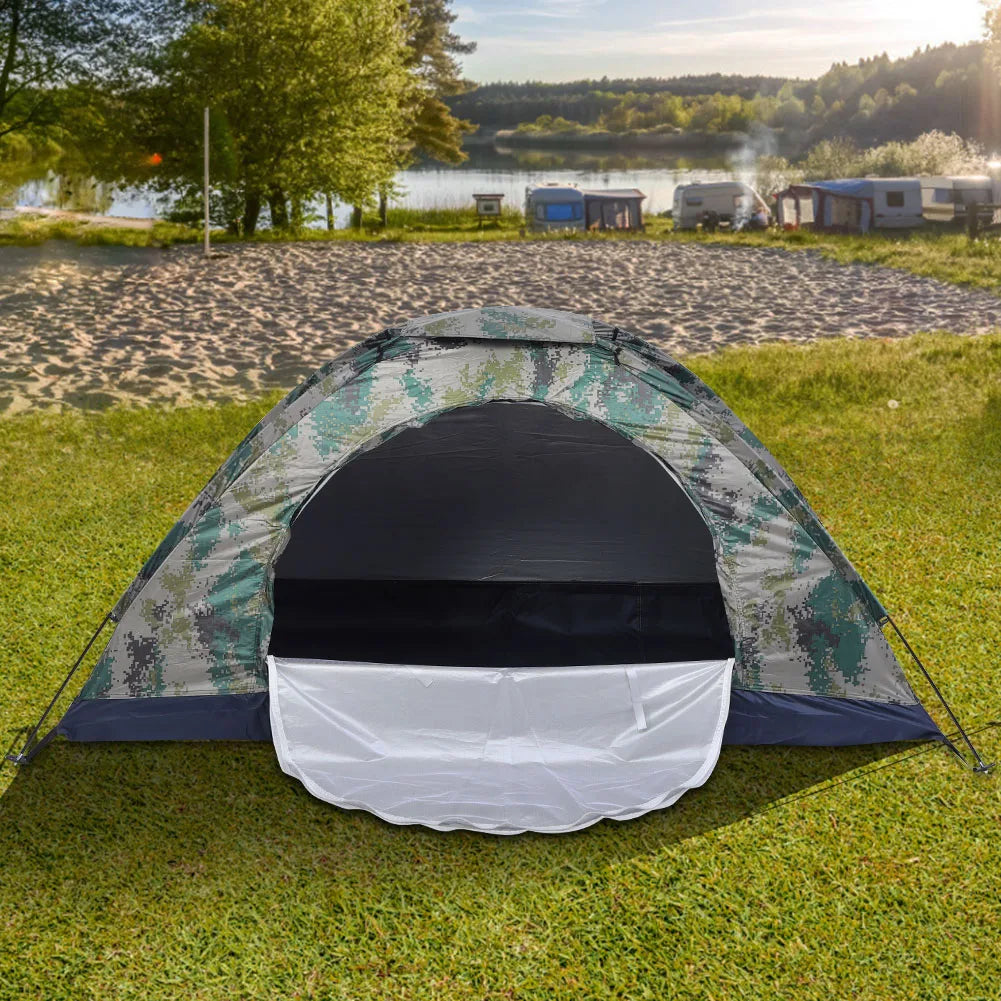 Camping Tent Fishing Tent Leisure Tent Outdoor Single Person Leisure Windproof Tent for Camping Fishing Climbing Camouflage