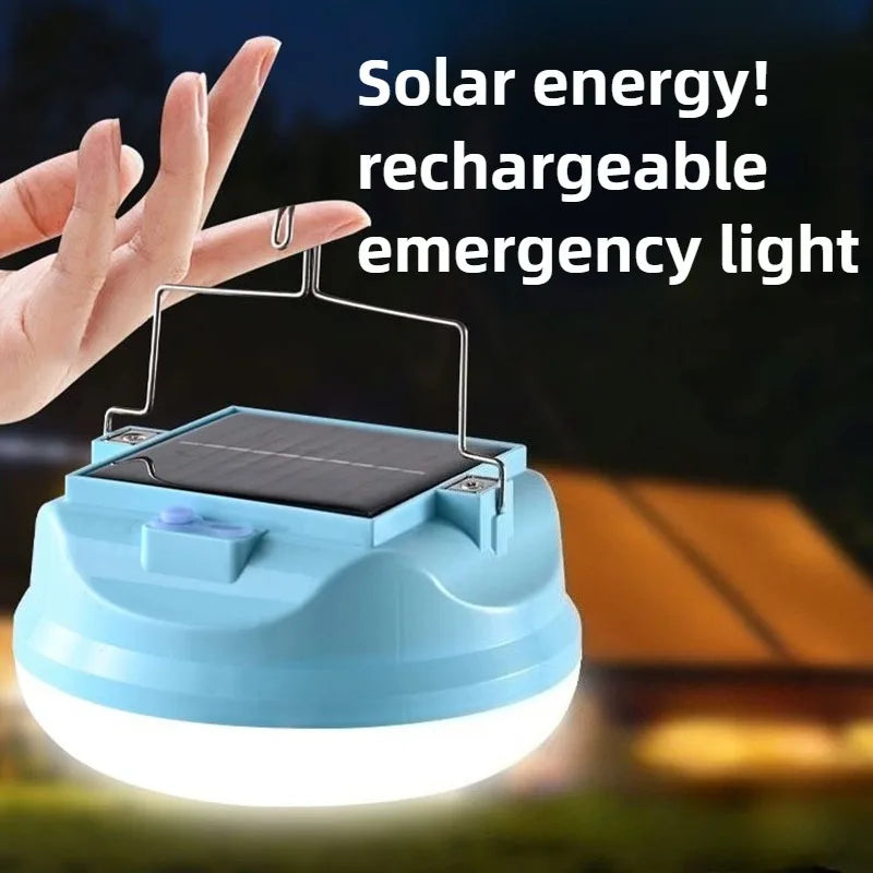 Solar Portable Camping Light Charging Tent Outdoor Lighting Hanging Light Emergency Super Bright Camping Light