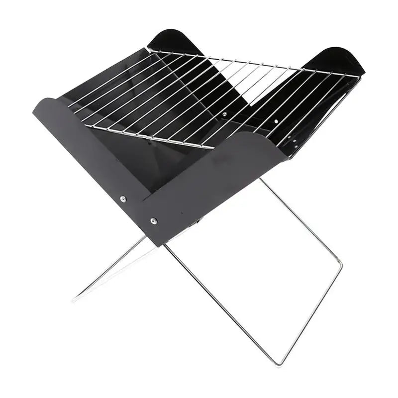 Heavy Duty Portable Folding Metal Grill for Camping Outdoor Cooking Desktop Camp Fire Barbecue Grilling Picnics