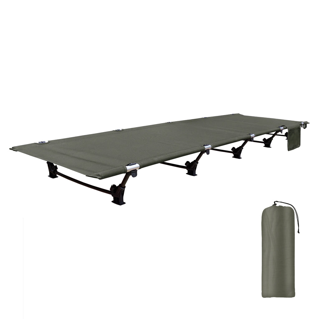 Camping Cot Portable Folding Bed Outdoor Ultralight Compact Tent Bed for Camping Travel Hiking Sleeping Cot