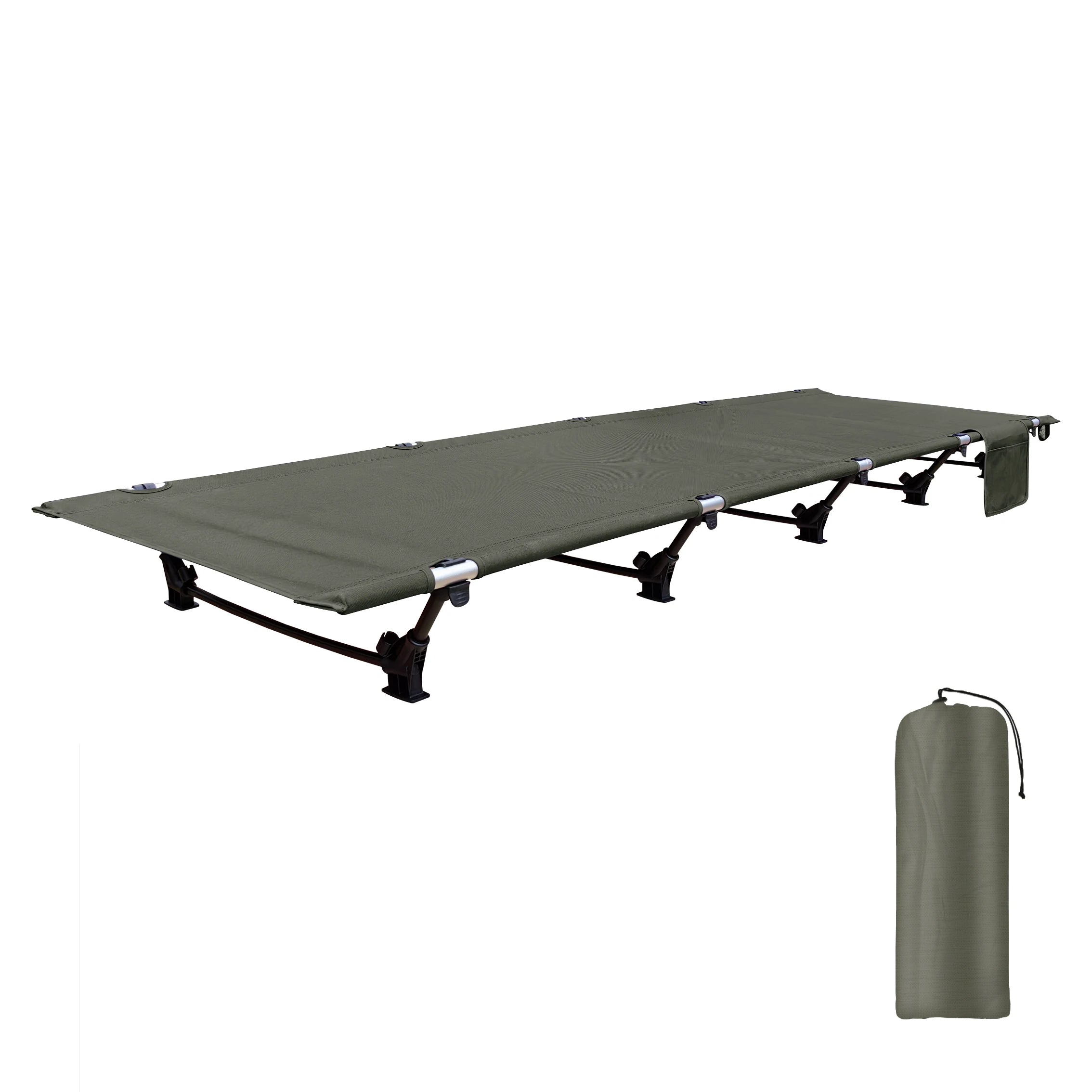 Camping Cot Portable Folding Bed Outdoor Ultralight Compact Tent Bed for Camping Travel Hiking Sleeping Cot