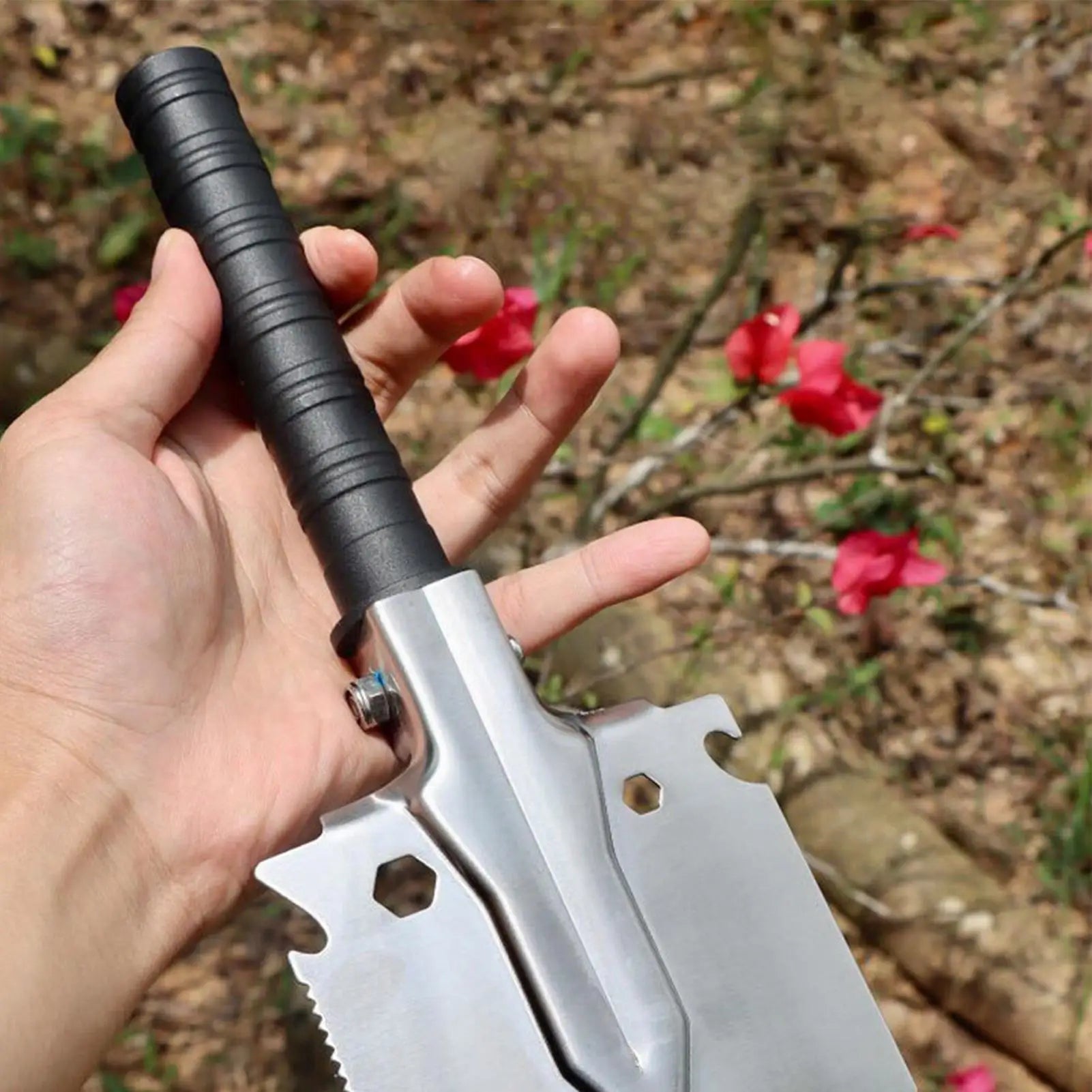 Camping Portable Engineer Shovel Camping Shovel Folding Folding Shovels for Digging Lightweight High Strength Entrenching Tool