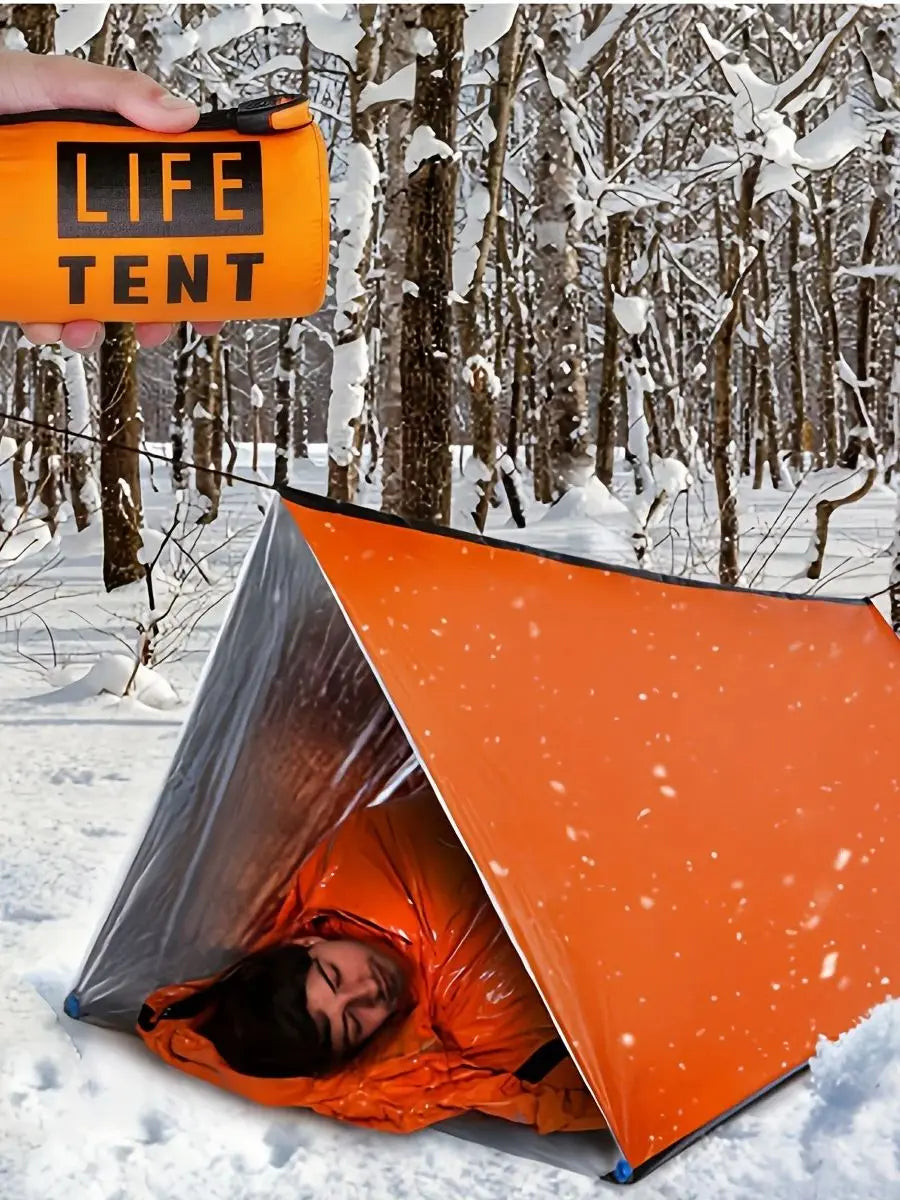 Emergency Tent Waterproof Camping Travel Pergola Family Campaign House Tourist Tents Cool Gear Equipment Coat