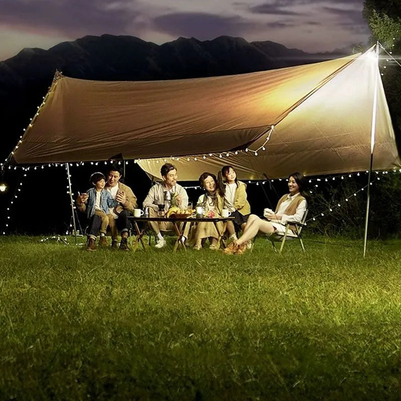 Solar Portable Camping Light Charging Tent Outdoor Lighting Hanging Light Emergency Super Bright Camping Light