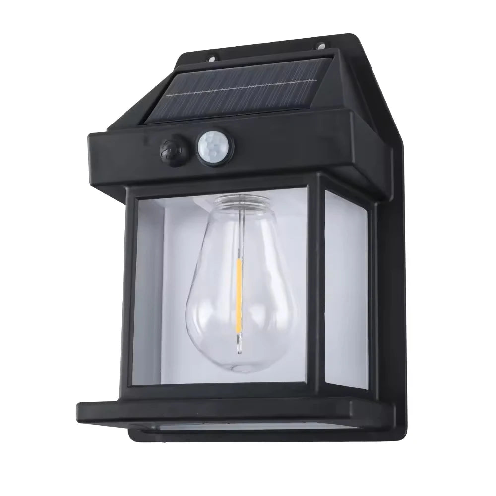 Solar Lights Outdoor Exterior Wall Lamps Retro Body Induction Atmosphere Christmas Fairy Lights Solar Charging Desk Lamps Gifts