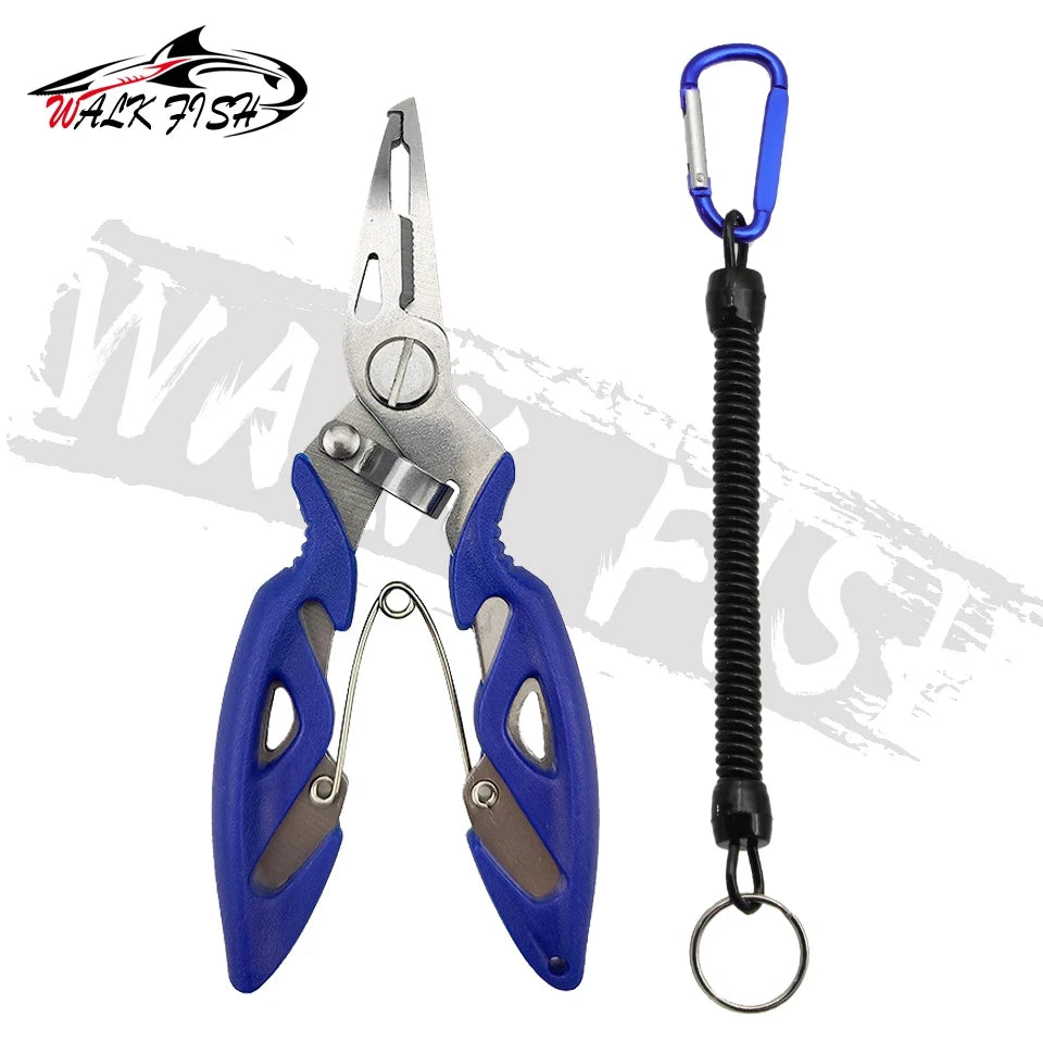 Fishing Pliers Fish Line Cutter Scissors Mini Fish Hook Remover Multifunction Tools New Black Beak Jaw Outdoor fish lead