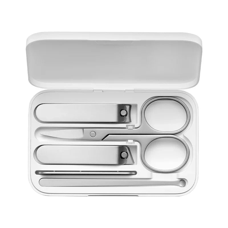 Mijia Nail Clippers Tool Set 5-Piece Set Pedicure Care Clipper Earpick Nail File Professional Beauty Tools Nail Cutter Trimmer
