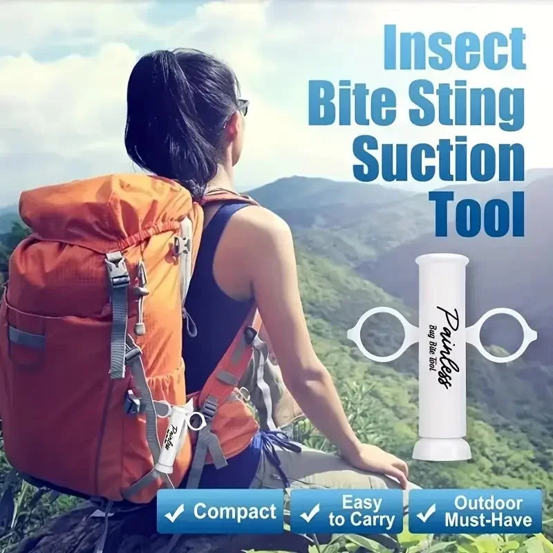 Suction Tool Poison Remover,Wasp Bed Bug Sting Sucker,vacuum Venom Extractor Outdoor Emergency  Detox First Aid Kit Safety Tool
